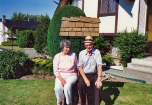 Ingman and Ruby outside Cloverdale home